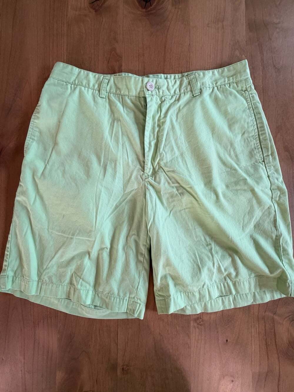 Vineyard Vines Chino Shorts Size 35 Green Cotton Casual